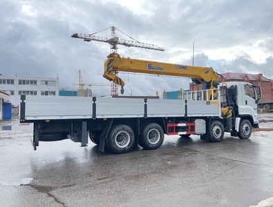 ISUZU GIGA (44т) КМУ XCMG SQS400-5 (16т) БОРТ 8,2×2,5×0,6м